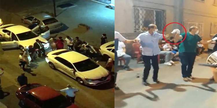 ‘Tavuk Alma’da sosyal mesafe unutuldu