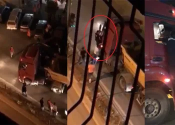 Kazaya karışıp kaçmaya çalışan şoförü jandarma durdurdu