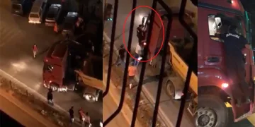 Kazaya karışıp kaçmaya çalışan şoförü jandarma durdurdu