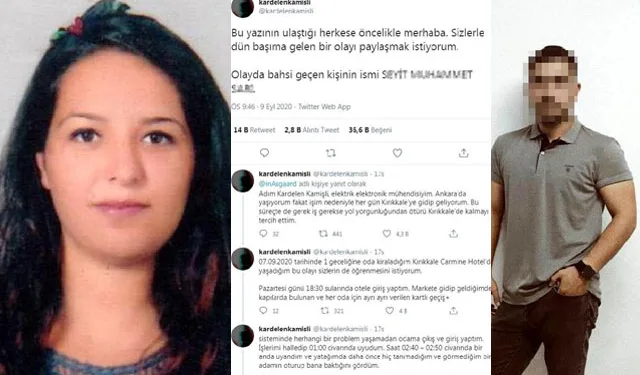 Otel odasında taciz! Uyanınca yatağında gördü