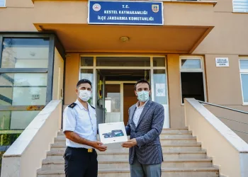 Kestel Belediyesi’nden İlçe Jandarma Komutlanlığı’na İHA