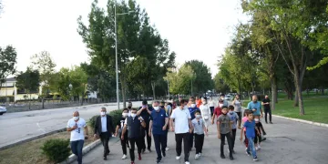 İnegöl’de emisyona karşı yürüyüş etkinliği başladı