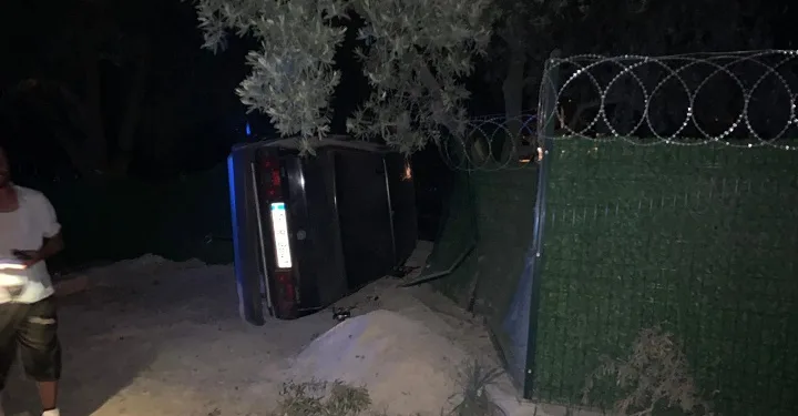 İznik’te otomobil devrildi: 1 yaralı