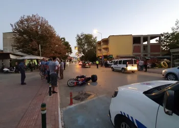 İznik’te otomobille çarpışan motosikletin sürücüsü yaralandı
