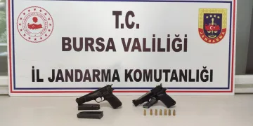 İnegöl’de havaya ateş açanlar yakalandı