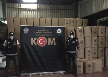 Bursa’da 500 bin TL’lik kaçak tütün ele geçirildi