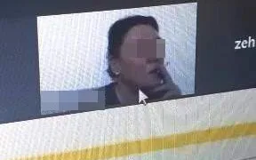 Uzaktan eğitim sırasında sigara içen öğretmene uyarı