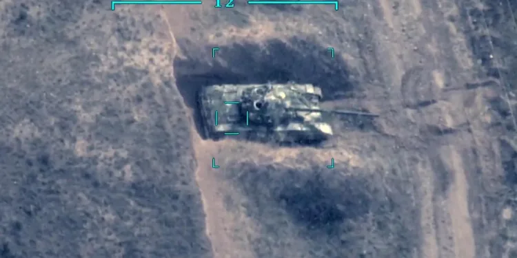 Azerbaycan ordusu Ermeni tanklarını yerle bir etti