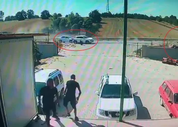 Bursa-Ankara yolundaki zincirleme kaza kamerada