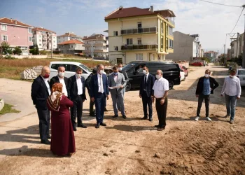 İnegöl’de 28 araçlık otopark çalışması sürüyor