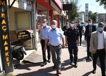 İnegöl protokolü Covid-19 denetiminde