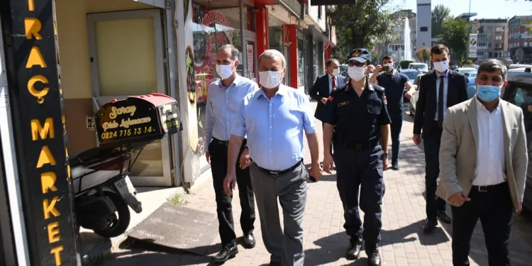 İnegöl protokolü Covid-19 denetiminde