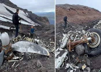 Düşen uçağın enkazı 76 yıl sonra gün yüzüne çıktı