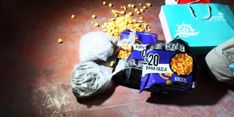 Bursa’da cips paketinde uyuşturucu sevkiyatı