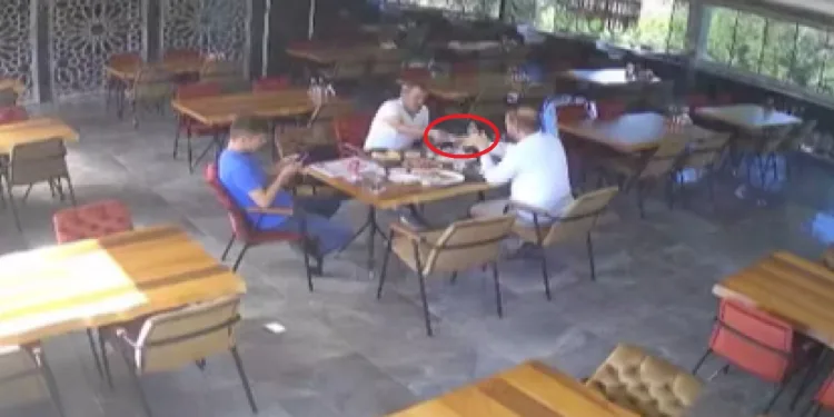 Bursa’daki şantaj operasyonu kamerada