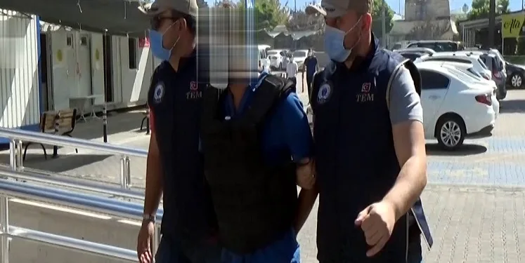 PKK’lı terörist intihar eylemi yapmak isterken yakalandı