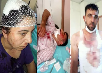 Ziyarete gittiği memlekette akrabaları tarafından darp edildiler