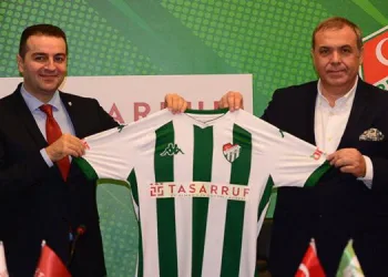 Bursaspor’un forma göğüs sponsoru Tasarruf A.Ş.
