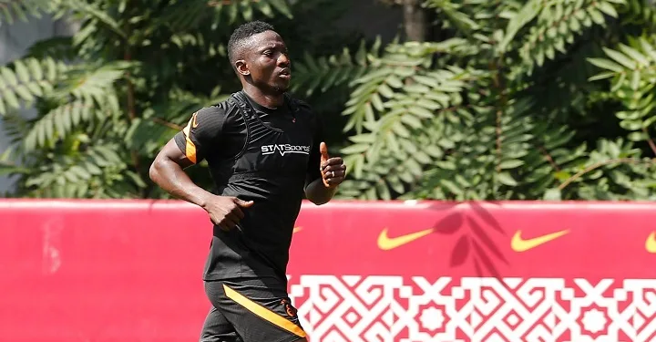 Galatasaray’da Etebo ilk idmanına çıktı