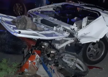 Bursa’da feci kaza! Motosiklet sürücüsü ağır yaralı