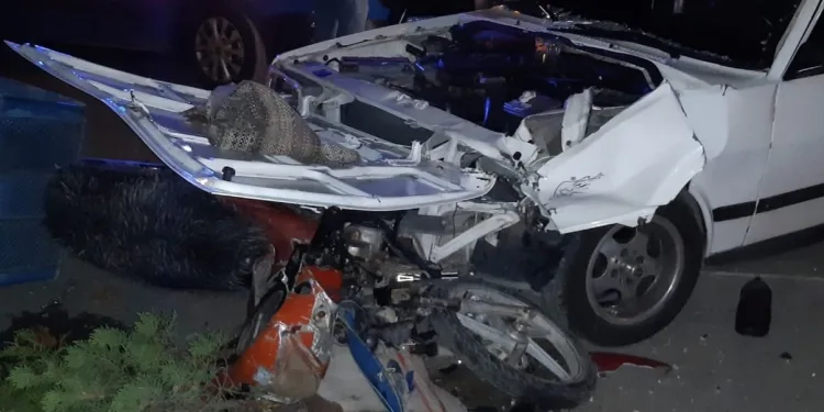 Bursa’da feci kaza! Motosiklet sürücüsü ağır yaralı