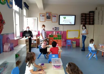 Yıldırım’da anaokulu öğrencilerine hijyen eğitimi