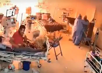 Pandemi hastanesinde ventilatör böyle patladı