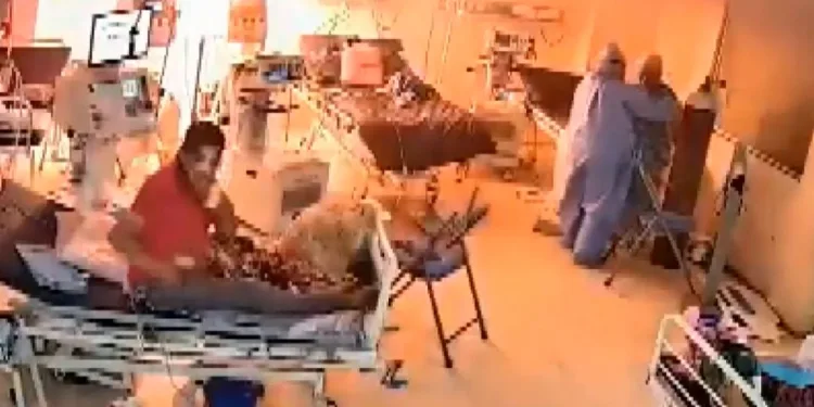 Pandemi hastanesinde ventilatör böyle patladı