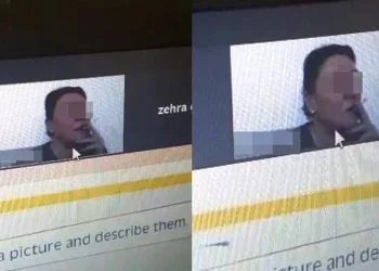 Canlı derste sigara içen öğretmene soruşturma
