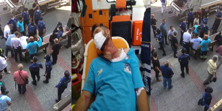 Bursa’da kağıt toplayıcısı belediye çalışanını yaraladı