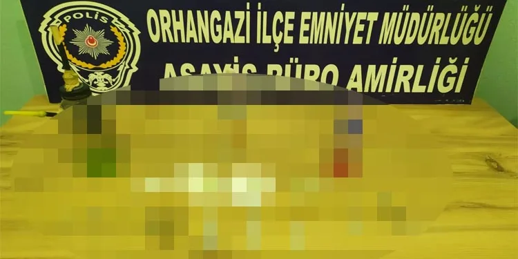 Bursa Orhangazi’de uyuşturucu şüphelisi gözaltına alındı