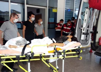 Tarlada çalışırken tartıştığı eşini tüfekle vurdu