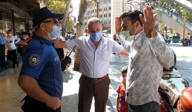 Denetimde kimlik isteyen polise direndi arandığı ortaya çıktı