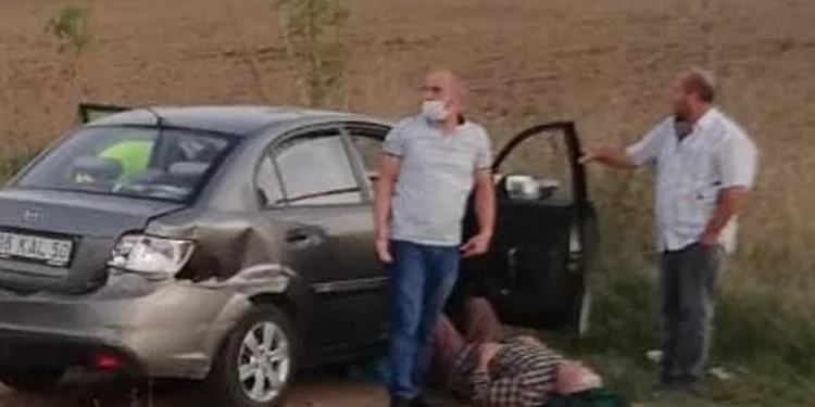 Bursa! Kontrolden çıkıp bariyerlere çarptı