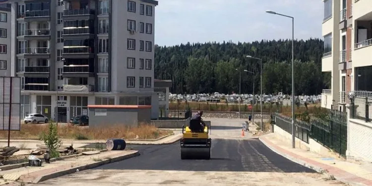 Güneştepe sokakları asfaltlandı