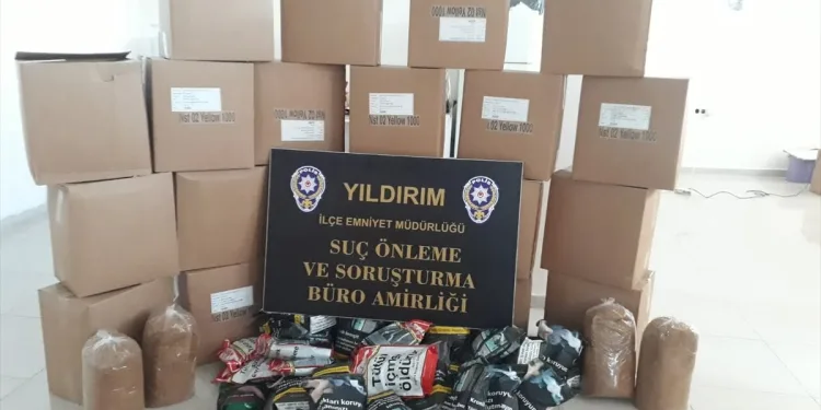 Bursa’da kaçak tütün operasyonu