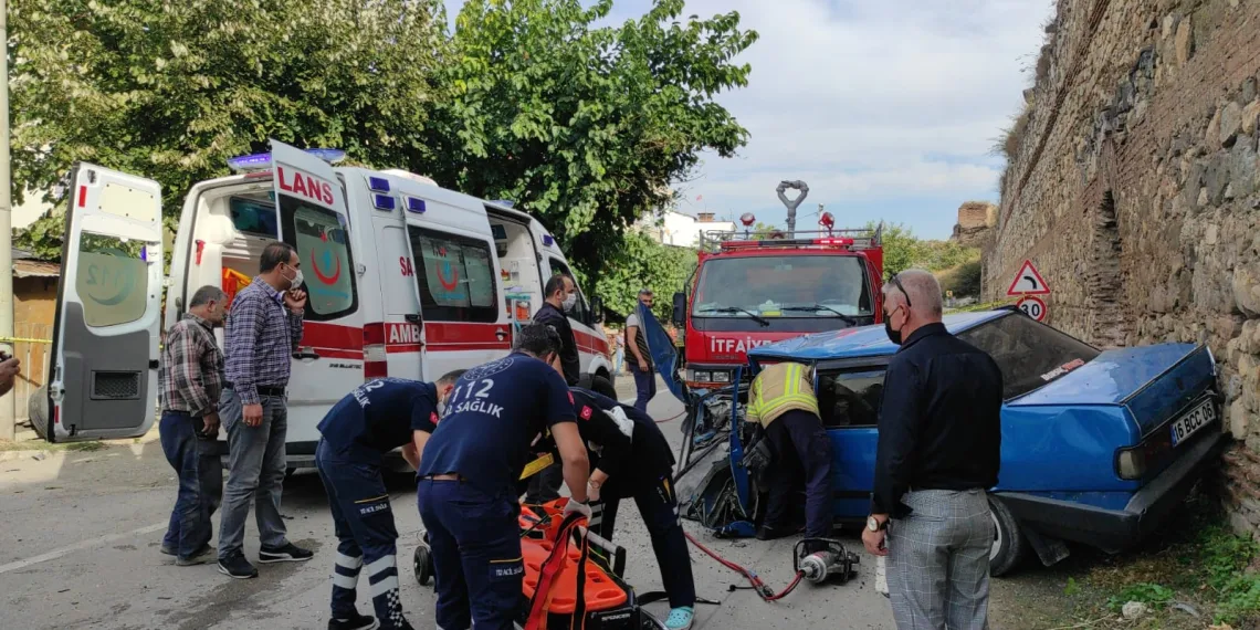 Bursa İznik’te feci kaza!