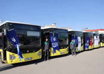 Bursa’da ulaşım filosuna 85 araçlık takviye