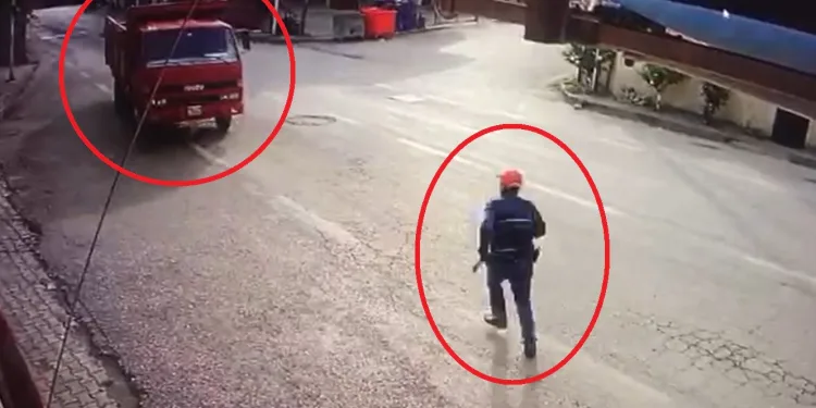 Bursa’da el frenini çekmeyi unutunca olanlar oldu