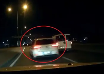 Bursa’da trafiği böyle tehlikeye soktu!