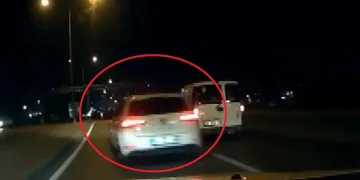 Bursa’da trafiği böyle tehlikeye soktu!