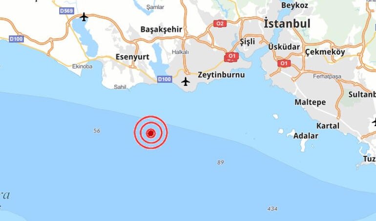 Son Dakika: İstanbul'da 3.2'lik deprem