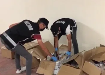 Bursa’da 113 şişe sahte içki ele geçirildi