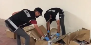 Bursa’da 113 şişe sahte içki ele geçirildi
