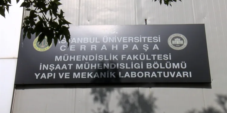 İstanbul Üniversitesi-Cerrahpaşa’da “Yapı ve Mekanik Laboratuvarı” açıldı