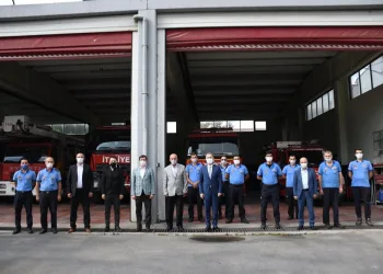 Başkan Taban’dan itfaiyeye ziyaret