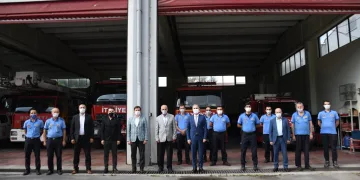 Başkan Taban’dan itfaiyeye ziyaret
