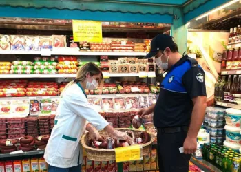 Osmangazi zabıtasından gıda denetimi