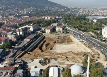 Bursa’nın en büyük meydanı temel için hazır