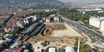 Bursa’nın en büyük meydanı temel için hazır
